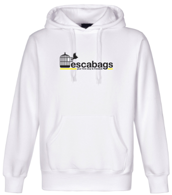 Escabags Hoodie White